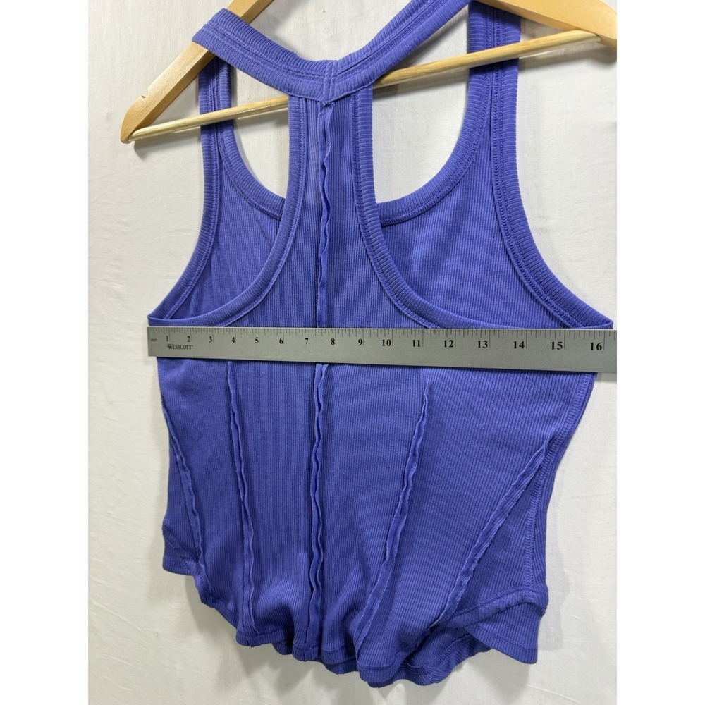 FP Movement Purple Women's Sz XL Mind Over Matter Racer Back Tank Top Summer - Picture 7 of 7